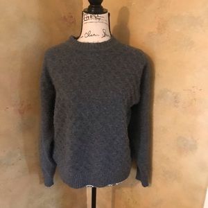 Textured Knit Solid Sweater